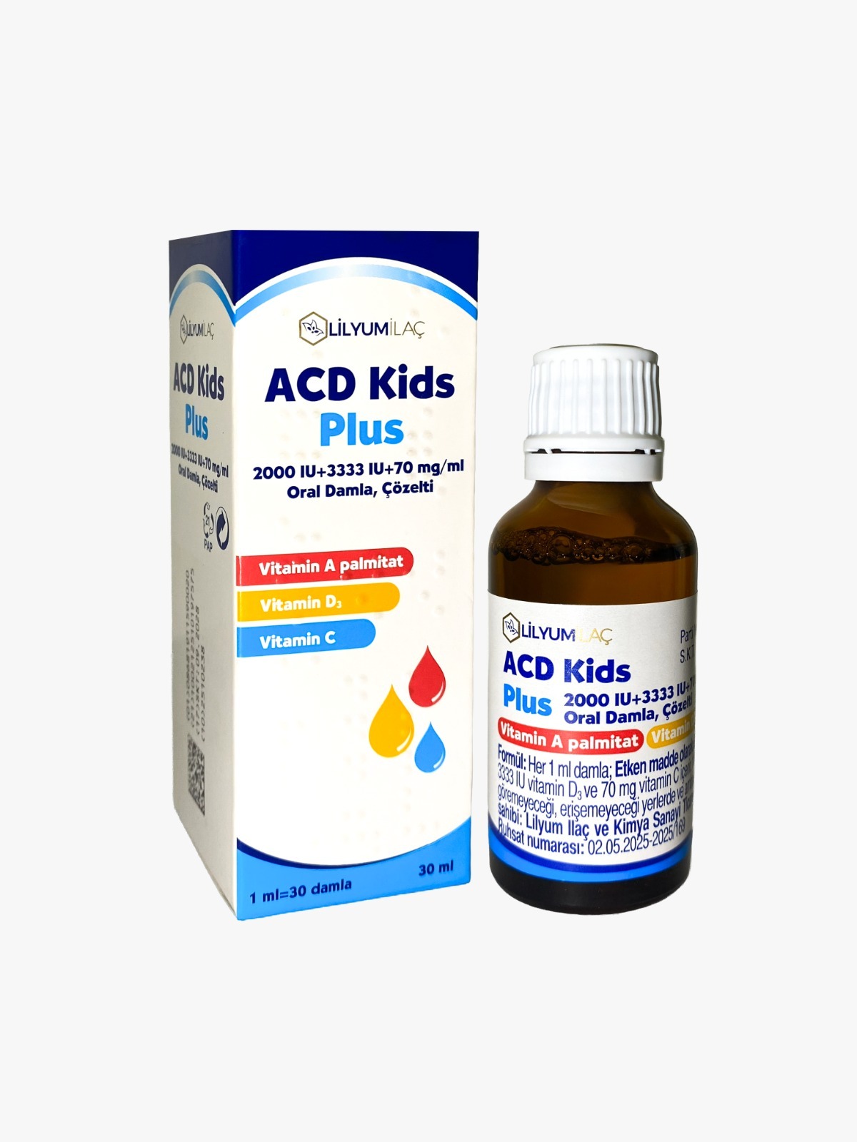 ACD Kids Plus Oral Damla, Çözelti 30 ml