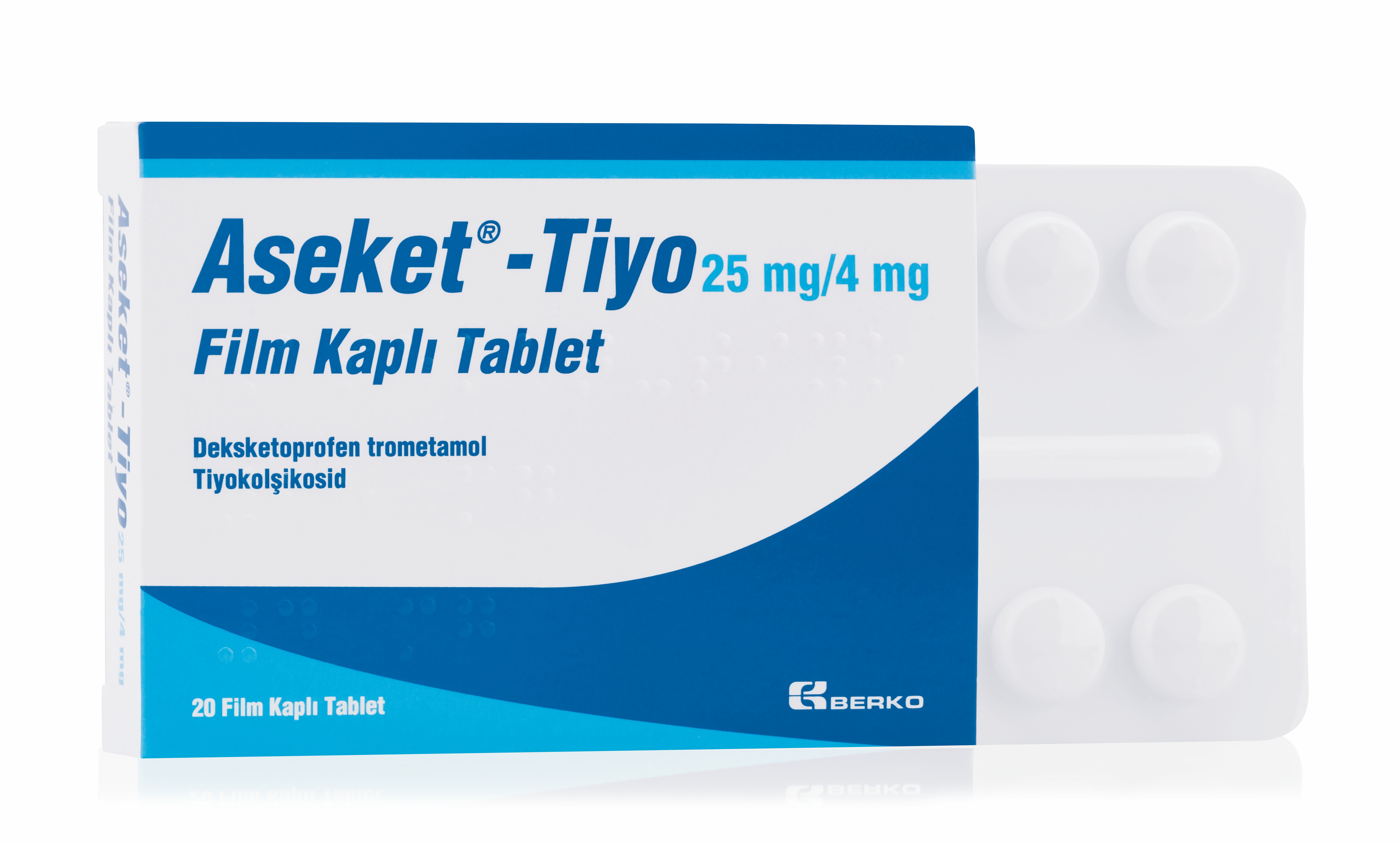 Aseket - Tiyo 25 Mg/4 Mg Film Kaplı Tablet
