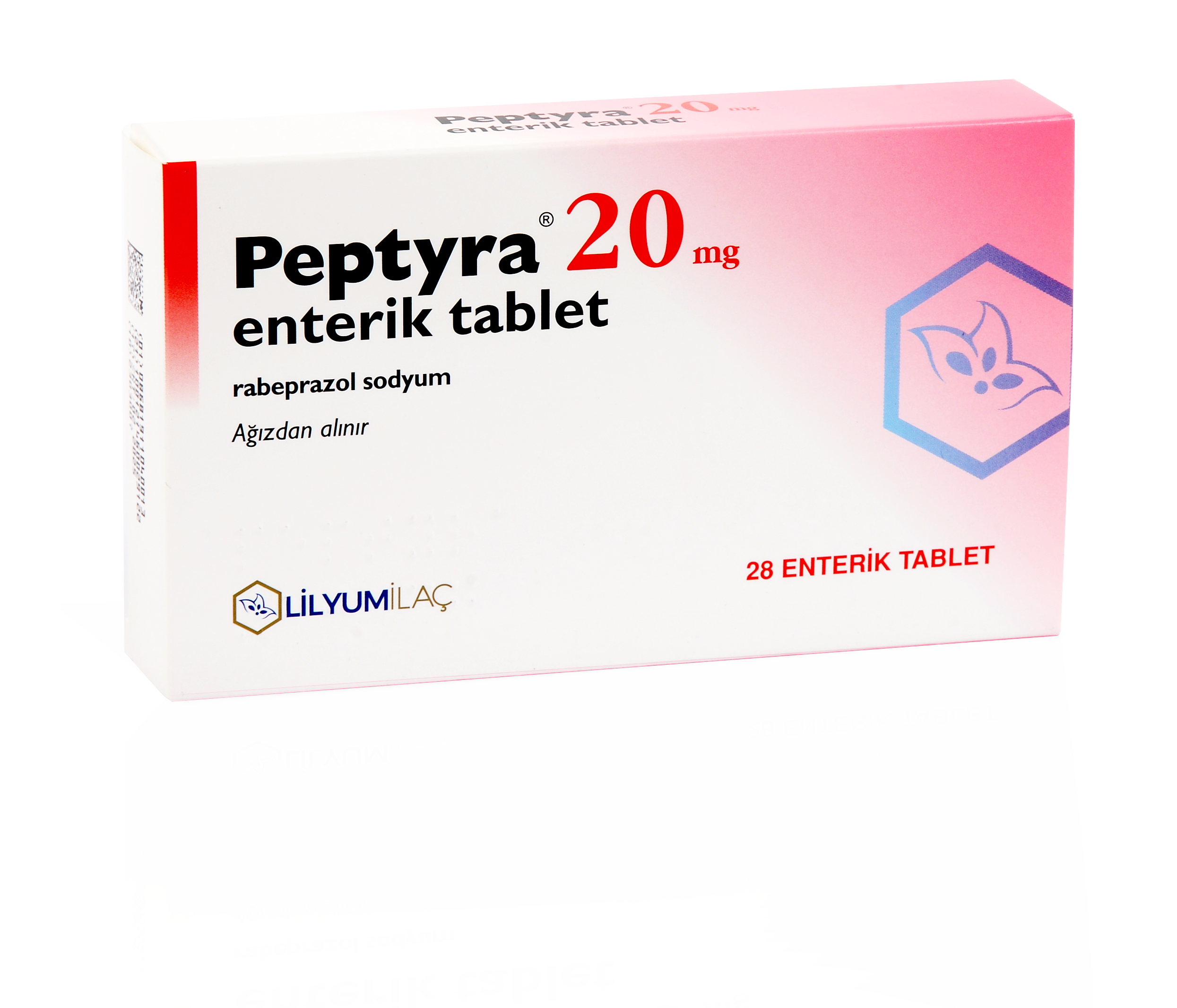 Peptyra 20 mg Enterik Tablet