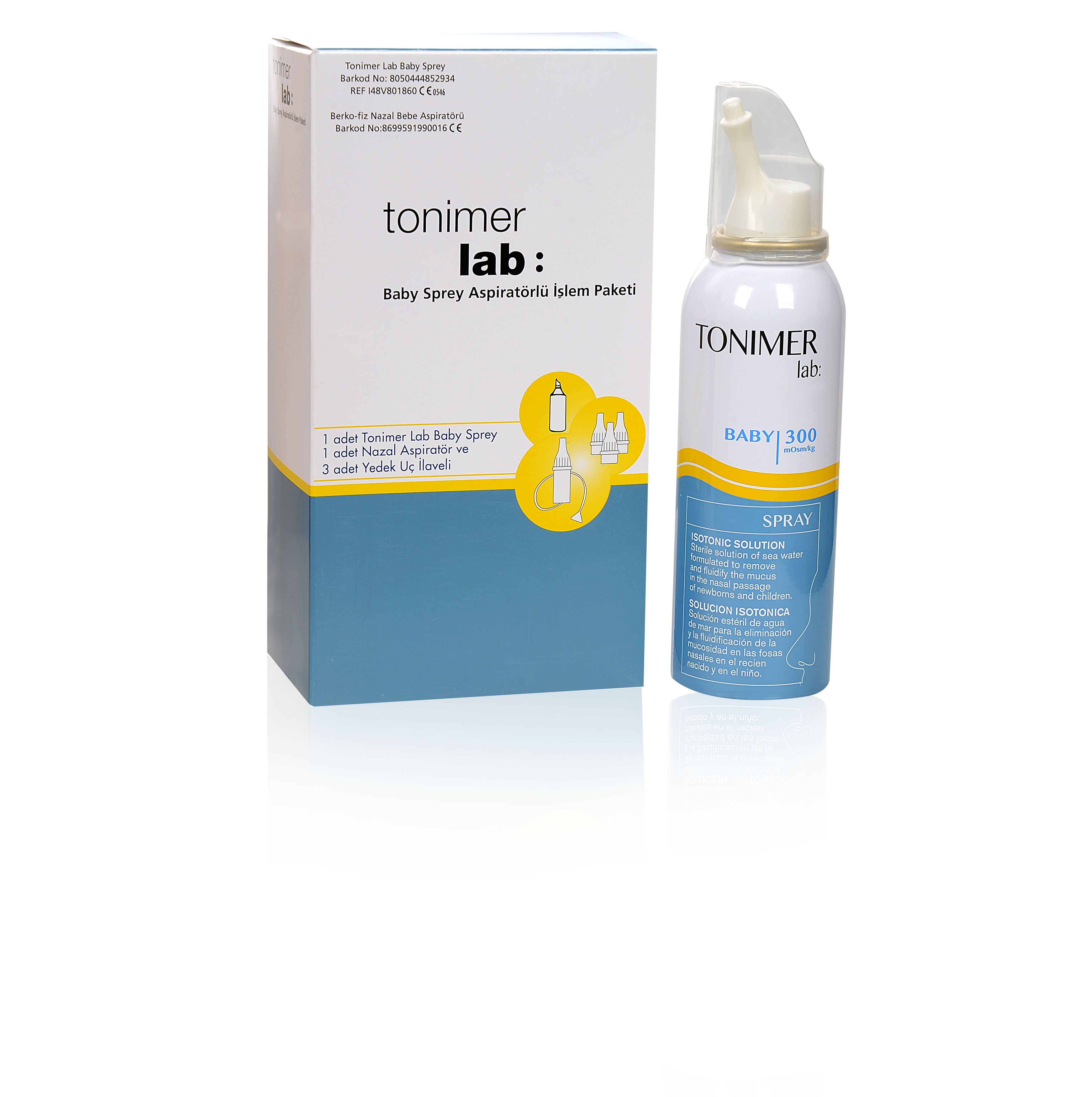 Tonimer Lab Baby Sprey Aspiratölü İşlem Paketi